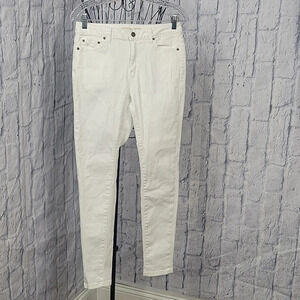 MICHAEL KORS White Selma Skinny Women's Jeans 6‎ Petite